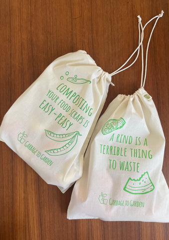 Organic reusable produce bags